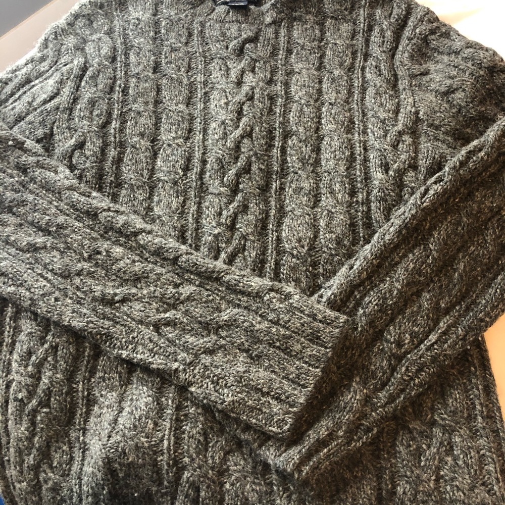 Men’s Abercrombie wool gray sweater